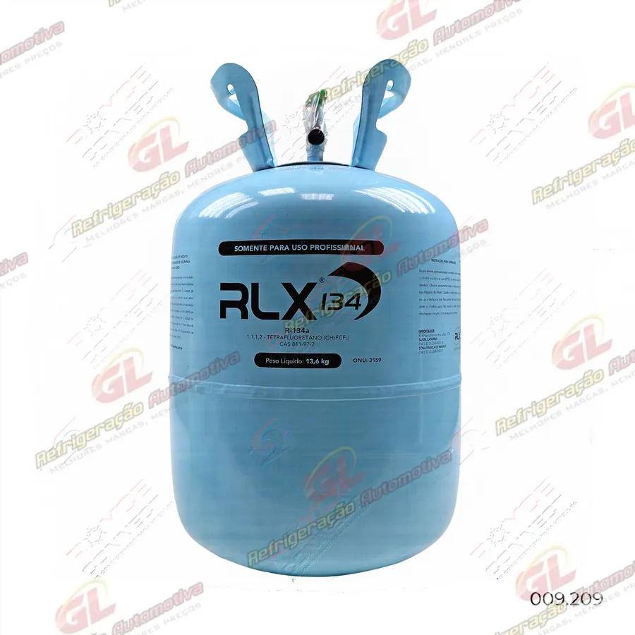 Fluido Refrigerante RLX R134a Cilindro com 13,6Kg