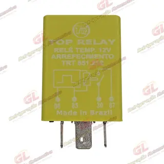 Relé Temporizador 12 Volts 4 Terminais sem Suporte do Ventilador do Radiador Chevrolet Celta / Corsa OEM: 93235361
