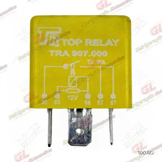 Relé Ar Codicionado Fiat Palio/ Siena/ Tempra/ Ducato de Velocidade Máxima 5 Pinos 30a - 12 Volts