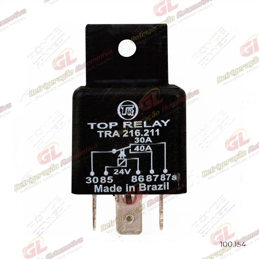 Relé Ar Condicionado Universal 5 Pinos - 24 Volts