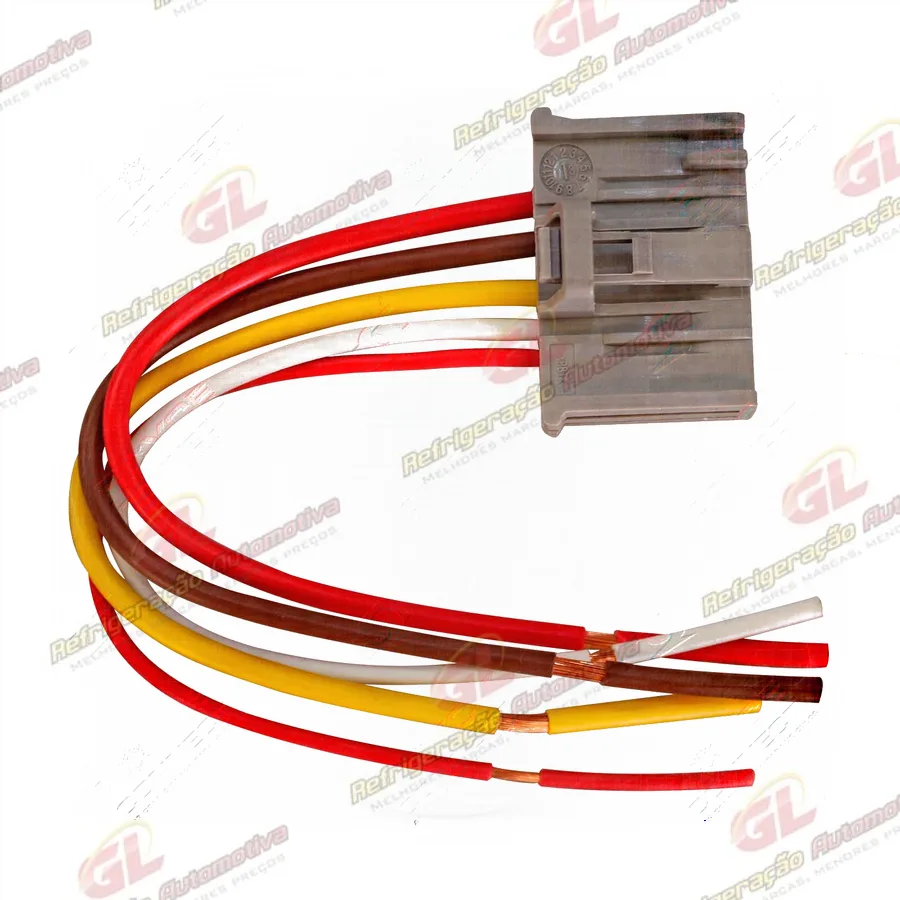 Chicote da Resistência RC.420.051 da Caixa Evaporadora Peugeot 206 / 307 Citröen Picasso / C3 com Ar analógico