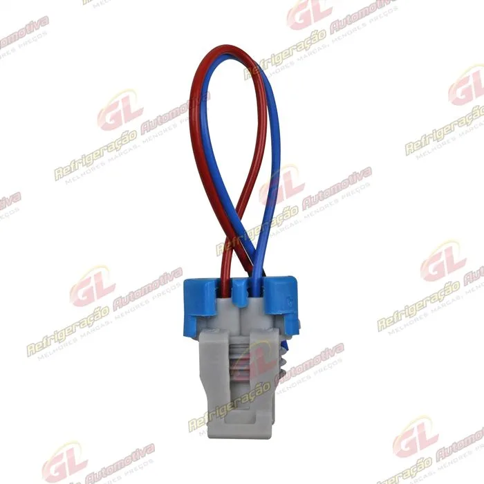 Chicote Conector 2 Vias Magnético Compressor CVC Denso/ Delphi/ Mahle/ Fiat Palio Fire/ Uno Fire/ Doblo/ Mobi 2014>/ Punto/ Chevrolet Astra/ Vectra/ Celta/ Prisma/ Corsa/ Montana/ S10 — foto 2