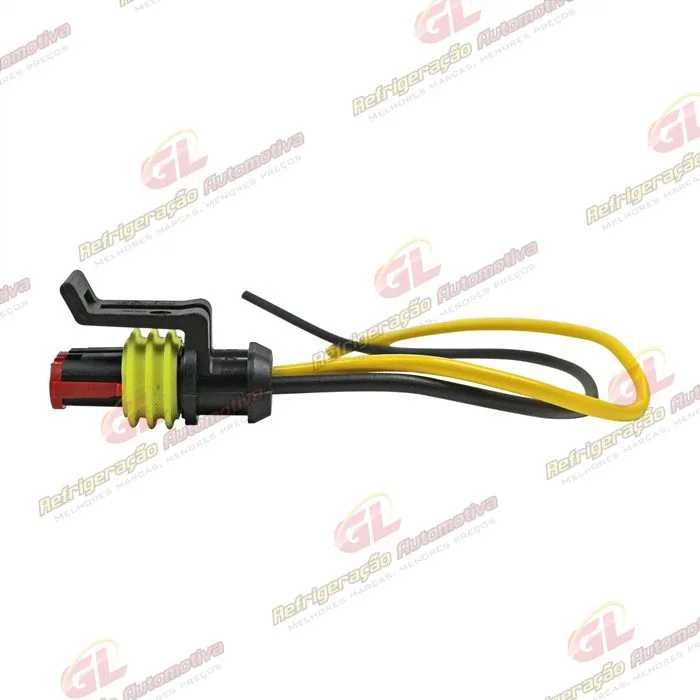 Chicote Conector 2 Vias Magnético Compressor CVC Denso/ Delphi/ Mahle Fiat Palio E.TorQ / Pressostato 2 Vias Chevrolet Silverado — foto 4