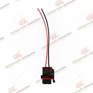 Chicote Conector 2 Vias Magnético Compressor Ford EcoSport/ Fiesta 2004 Até 2014/ Fic Ford FX15 / FS10 F150 / F250 / F350 Ranger /F4000 / Ecosport / Fiesta Até 2013