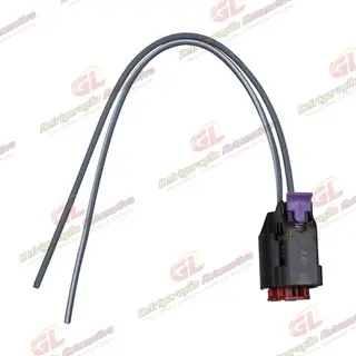 Chicote Conector 2 Vias Válvula Torre Eletrônica Compressor Mahle Fiat/ Jeep Renegade/ Compass/ Toro