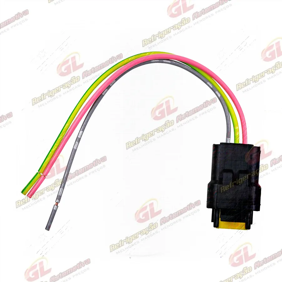 Chicote Conector 3 Vias Transdutor Pressostato Citröen / Peugeot