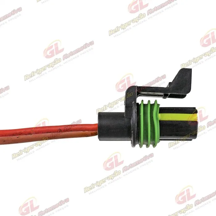 Chicote Conector 2 Vias Eletroventilador Resistência Fiat Palio/ Ford Ecosport/ Fiesta/ Chevrolet Celta/ Corsa/ Volkswagen Gol G5/G6/ G7 / Fox/ Polo — foto 2