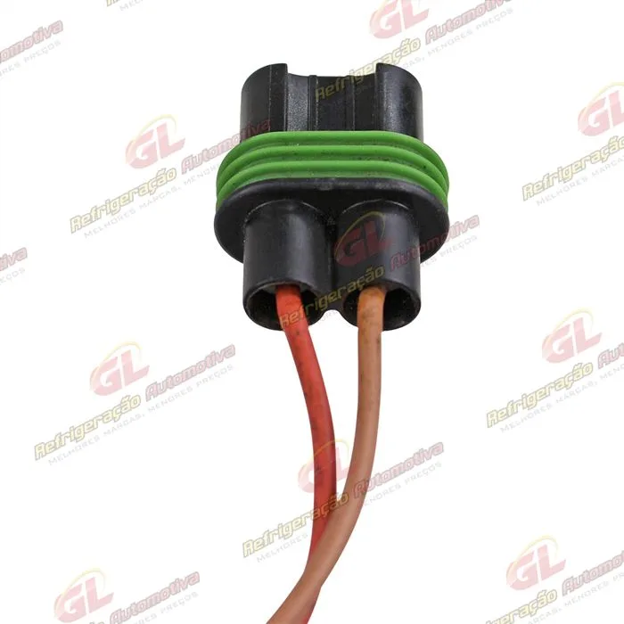 Chicote Conector 2 Vias Eletroventilador Resistência Fiat Palio/ Ford Ecosport/ Fiesta/ Chevrolet Celta/ Corsa/ Volkswagen Gol G5/G6/ G7 / Fox/ Polo — foto 4