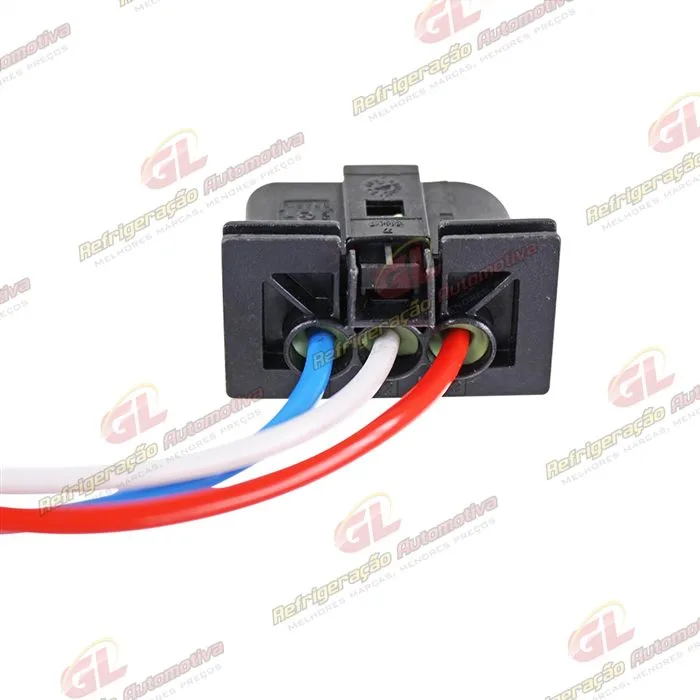 Chicote Conector 3 Vias Motor do Eletroventilador e Resistência Eletroventilador Citröen / Peugeot — foto 4