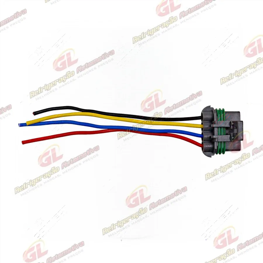 Chicote Conector 4 Vias da Resistência RC.420.107 da Caixa Evaporadora Caminhão Mercedes Benz Axor/ Atego