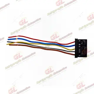 Chicote Conector 4 Vias da Resistência RC.420.015 Fiat Palio/ Iveco Daily/ Volkswagen Gol 1996> G2/G3/G4