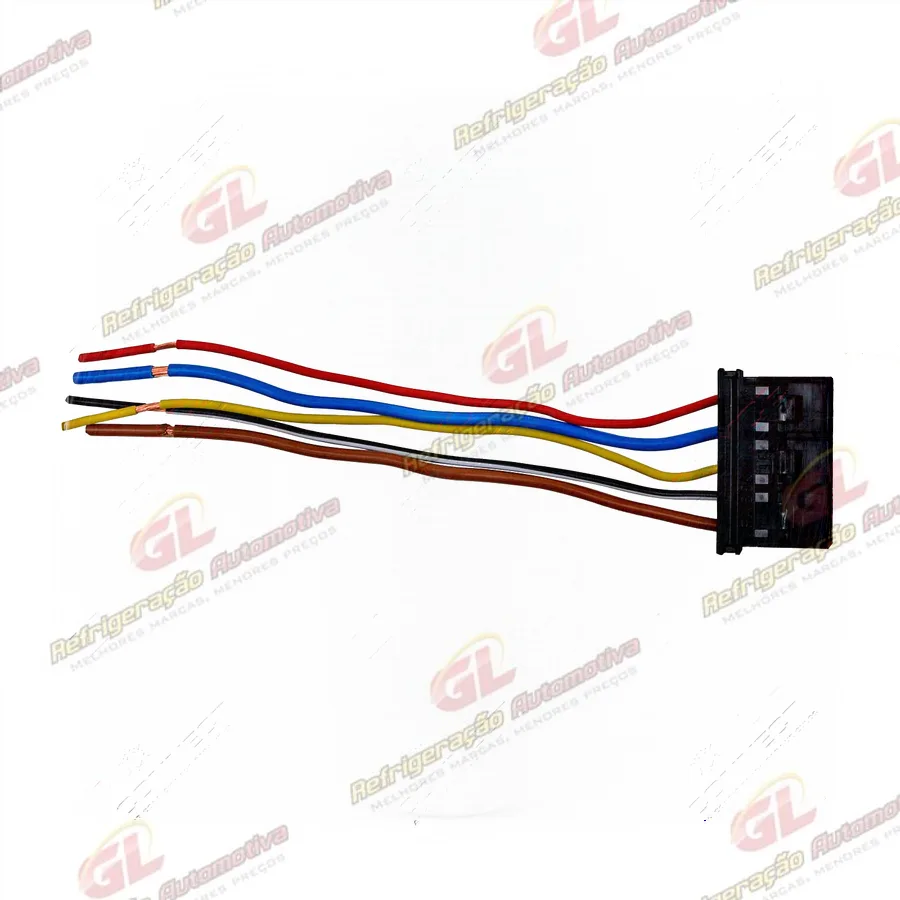 Chicote Conector 4 Vias da Resistência RC.420.015 Fiat Palio/ Iveco Daily/ Volkswagen Gol 1996> G2/G3/G4