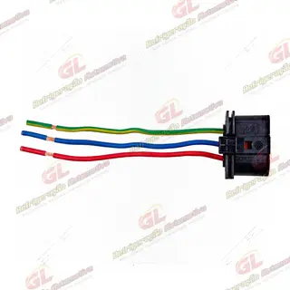 Chicote Conector 3 Vias da Resistência RC.420.190 Volkswagen Polo/ Gol G5/ Saveiro G5/ Voyage/ Fox Todos 2007>