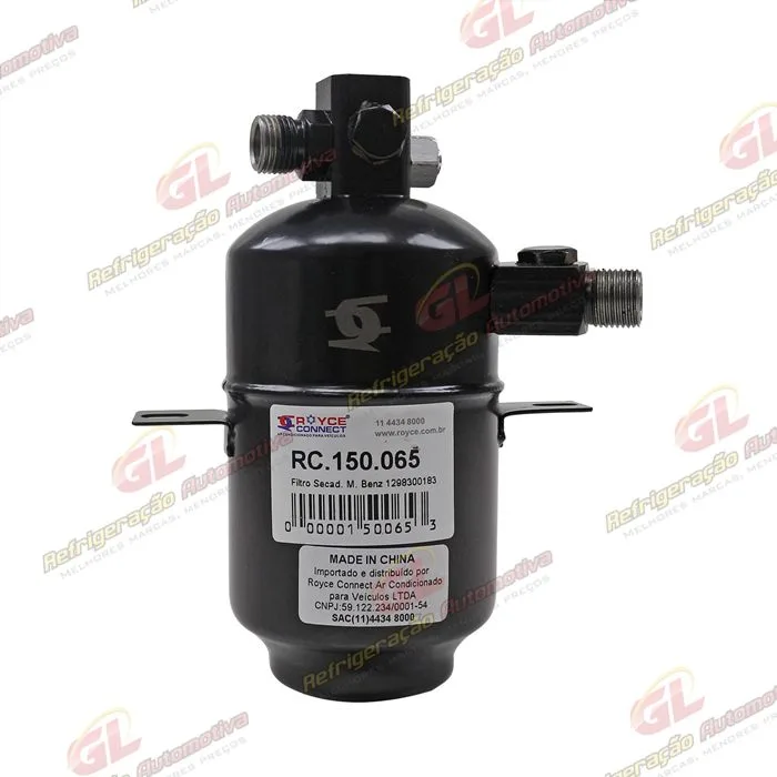 Filtro Secador Mercedes Benz 1990 Até 1996 SL320/ SL500/ SL600 R134A OEM: 1298300183