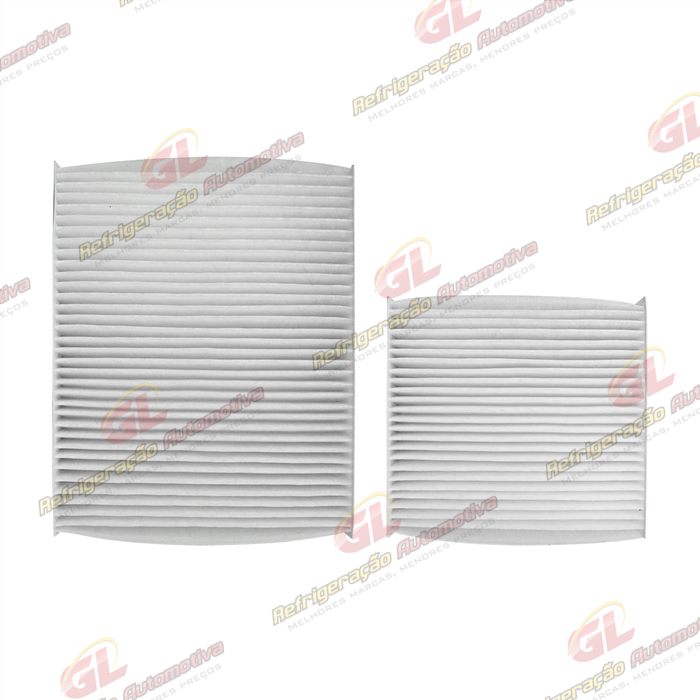 Filtro de Cabine Peugeot 208 2013 Até 2020 / Peugeot 2008 2015> / Citröen C3 2013> / Citröen DS3 2013> Com 2 Pçs