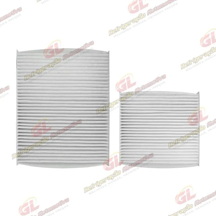 Filtro de Cabine Peugeot 208 2013 Até 2020 / Peugeot 2008 2015> / Citröen C3 2013> / Citröen DS3 2013> Com 2 Pçs