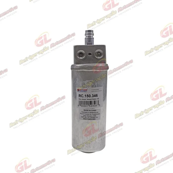 Filtro Secador Renault Scenic 1.6 16v. / 2.0 8v. 1999 Até 2000/ Megane >2004 R134a OEM :77.00.423.936
