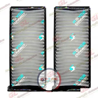 Filtro de Cabine Mitsubishi L200 Turbo Diesel 2.5 2005 Até 2009 / Pajero Sport 3.5 V6 1999> Com 2 Pçs OEM: MR227823/ XZ311917