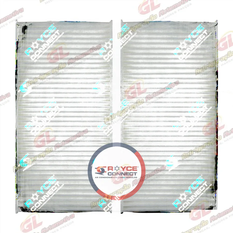 Filtro de Cabine Hyundai Sonata 2001 Até 2005/ Santa Fé 2001 Até 2005/ Kia Sorento 2002 Até 2006 Com 2 Pçs