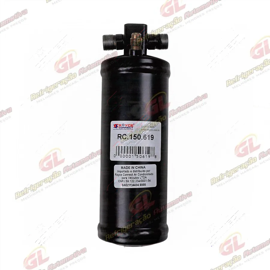 Filtro Secador Universal Femea O'ring para 1 Pressostato com Visor de Liquido Diamêtro 64mm OEM: 03001630 / 75325647