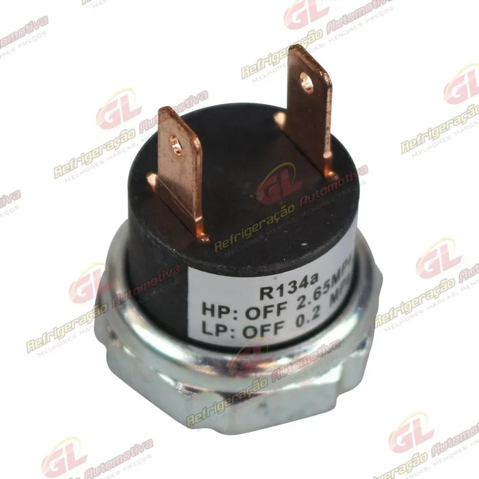 Pressostato Universal de Baixa R12 Macho HP: OFF 2.65 MPA / LP: OFF 0.2 MPA — foto 2