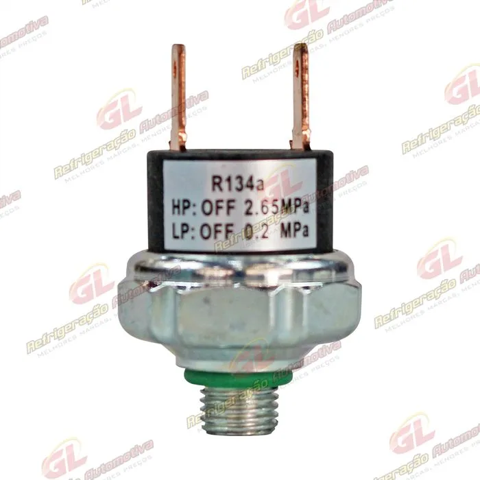 Pressostato Universal de Baixa R12 Macho HP: OFF 2.65 MPA / LP: OFF 0.2 MPA — foto 3