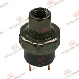 Pressostato Universal Alta / Baixa R134a Fêmea HP: 22.5 kg/cm² / LP: 2.0 kg/ cm²