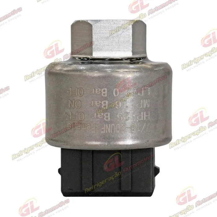 Pressostato Alta Chevrolet Vectra 1995 Até 1996/ Astra 1995 Até 1996/ Calibra 1994 Até 1995/ Máquina Terex R134a OEM: 90414997/ Máquina Case OEM: 84233818 — foto 3