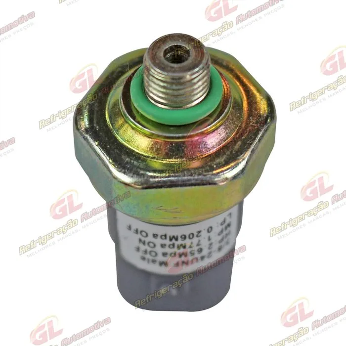 Pressostato Alta Fiat Uno 1.0/ 1.5 1994 Até 1998/ Corsa 1999 Até 2001 4 Vias BB OEM: 113.440.2120