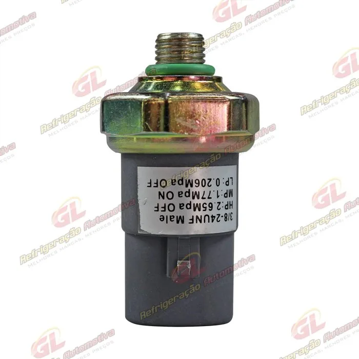 Pressostato Alta Fiat Uno 1.0/ 1.5 1994 Até 1998/ Corsa 1999 Até 2001 4 Vias BB OEM: 113.440.2120 — foto 3