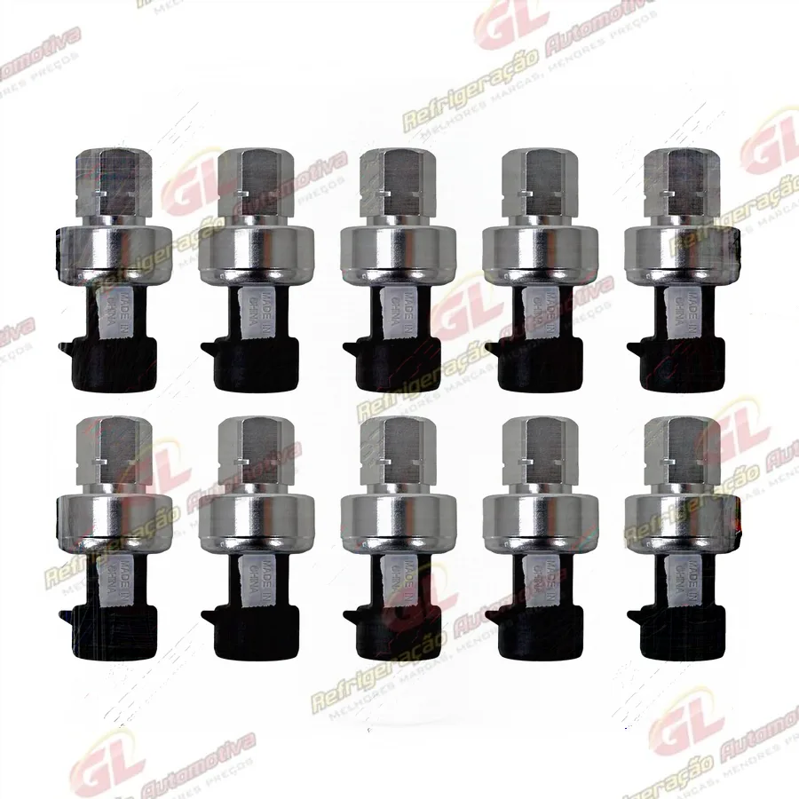 Pressostato/ Transdutor Alta 3 Pinos Chevrolet Vectra/ Astra/ Celta/ Kadett/ S10/ Palio/ Clio/ Scenic/ Fluence/ Jeep Renegade OEM: 90277341/ 9E5Z19712A/ 6E5Z19D594AA/ 50550372 BB - Pacote com 10 PEÇAS