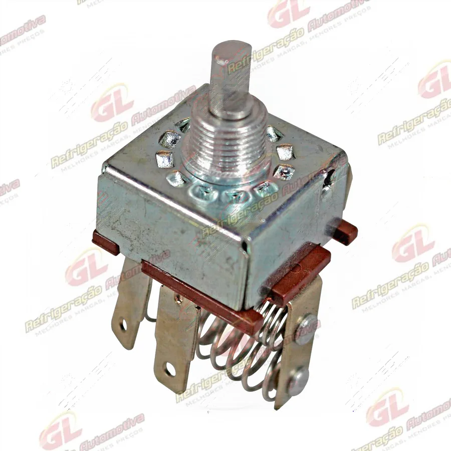 Interruptor Universal Rotativo 3 Pinos 3 Velocidades 4 Posições com Resistência
