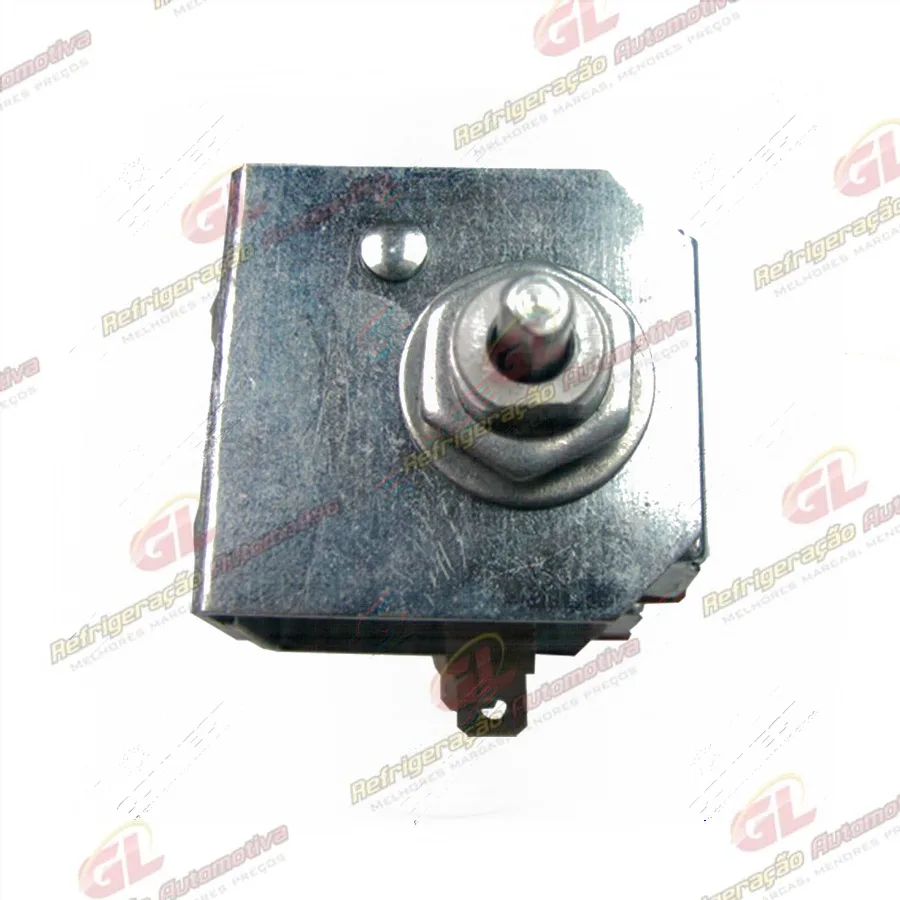 Interruptor Rotativo Duplo 6 Pinos 3 Velocidades 4 Posições Com Resistência - 24 Volts