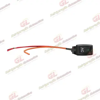 Interruptor do Ar Condicionado Universal Retangular 20x10mm - 12 Volts
