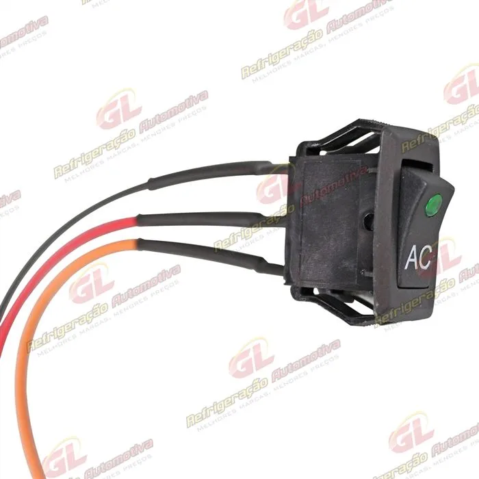 Interruptor do Ar Condicionado Universal Retangular 20x10mm - 12 Volts — foto 3