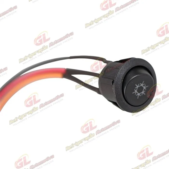 Interruptor do Ar Condicionado Universal Redondo 17mm - 12 Volts — foto 2