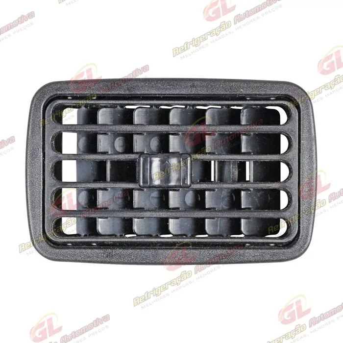 Difusor do Ar Condicionado Universal Retangular - Cor Preto/ com Bocal de 2 Polegadas — foto 3