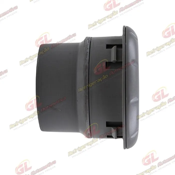 Difusor do Ar Condicionado Universal com Bocal Redondo Cor Cinza - 85x70x62mm — foto 3
