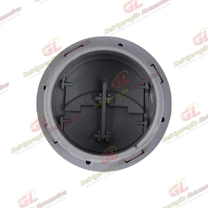 Difusor do Ar Condicionado Universal com Bocal Redondo Cor Cinza - 85x70x62mm — foto 4
