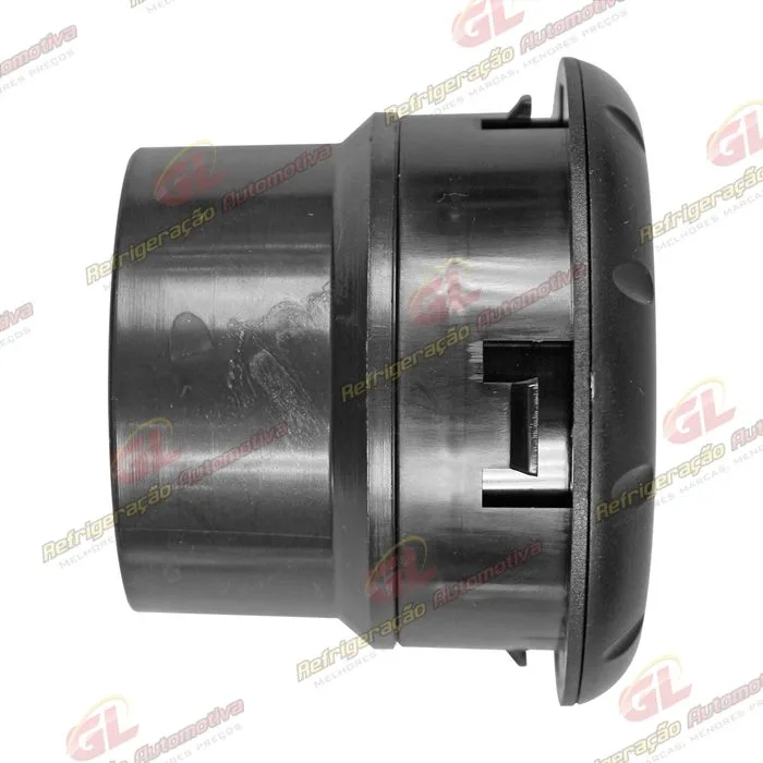 Difusor do Ar Condicionado Universal com Bocal Redondo Cor Preto - 85x70x62mm — foto 3