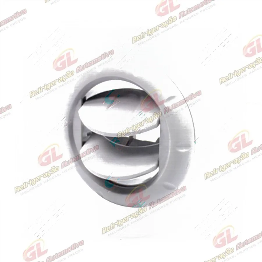 Difusor do ar condicionado universal redondo/ cor cinza -73x60mm
