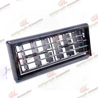 Difusor do ar Condicionado Móvel Retangular/ Cor Preto - 172x64mm