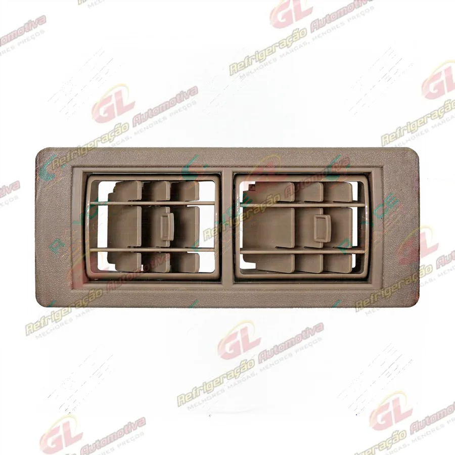 Difusor do Ar Condicionado Universal Retangular/ Cor Bege