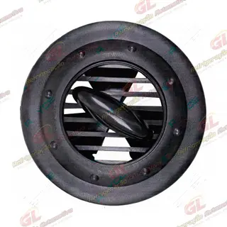 Difusor do Ar Condicionado Universal Redondo/ Cor Preto