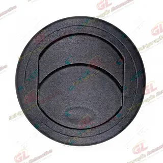 Difusor do Ar Condicionado Universal Redondo/ Cor Preto