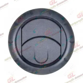 Difusor do ar condicionado universal redondo/ cor cinza Escuro - medida: Ø71mm