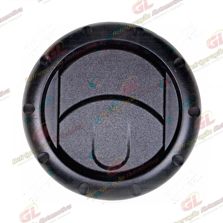 Difusor do Ar Condicionado Universal Redondo Cor Preto Ø71mm Conector: 1,5 Polegadas