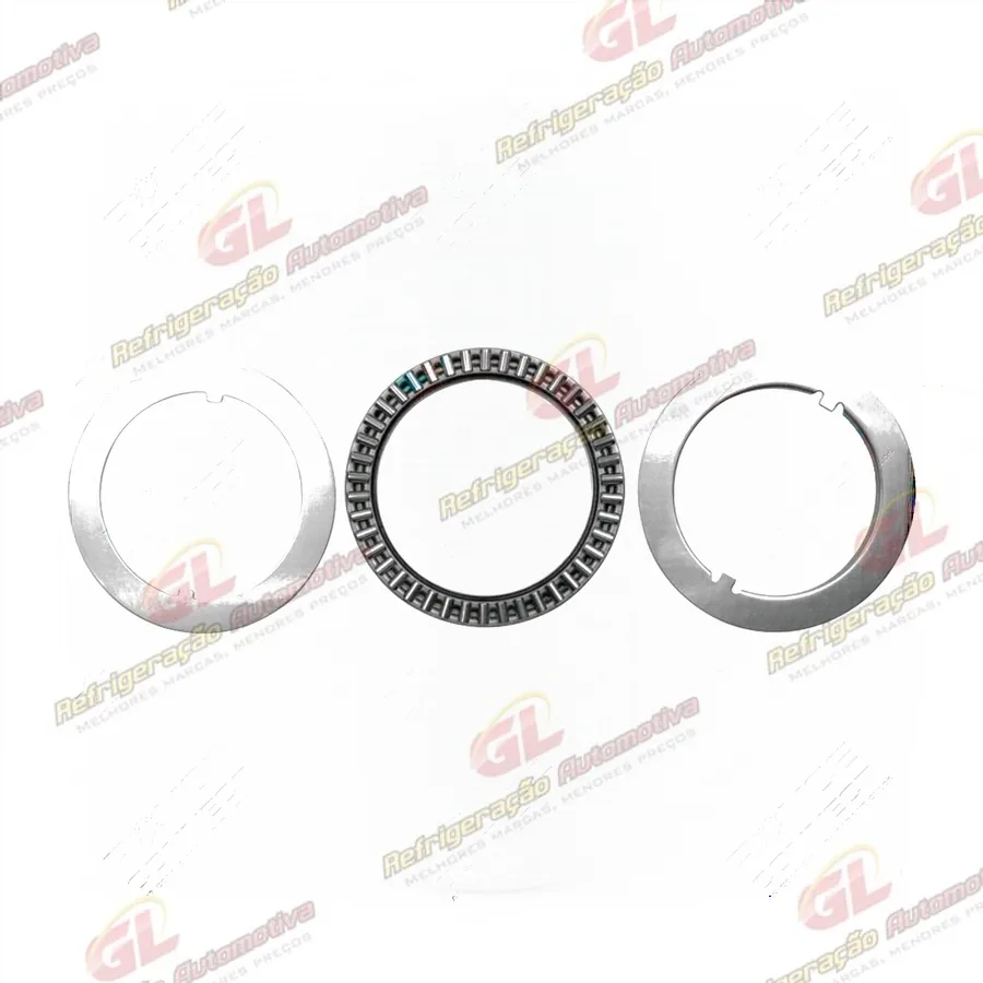 Rolamento Axial do Compressor Sanden 7H15 Superior 75,5x99,5 - Inferior 64x83,5