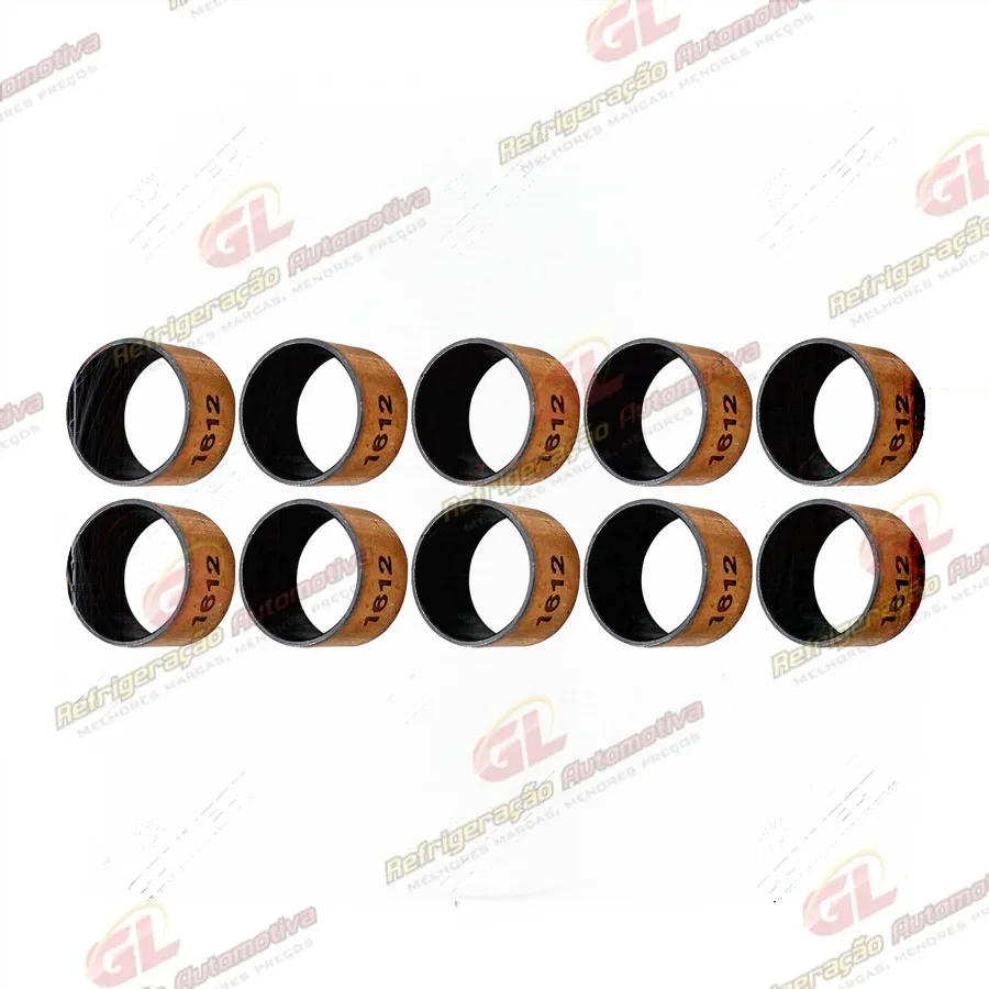 Bucha do Eixo da Tampa RC.501.120 do Compressor Mahle ACP221 Fiat Toro 2016>/ Jeep Renegade 1.8/2.0 / Compass Diesel 2016> - Pacote com 10 Pçs
