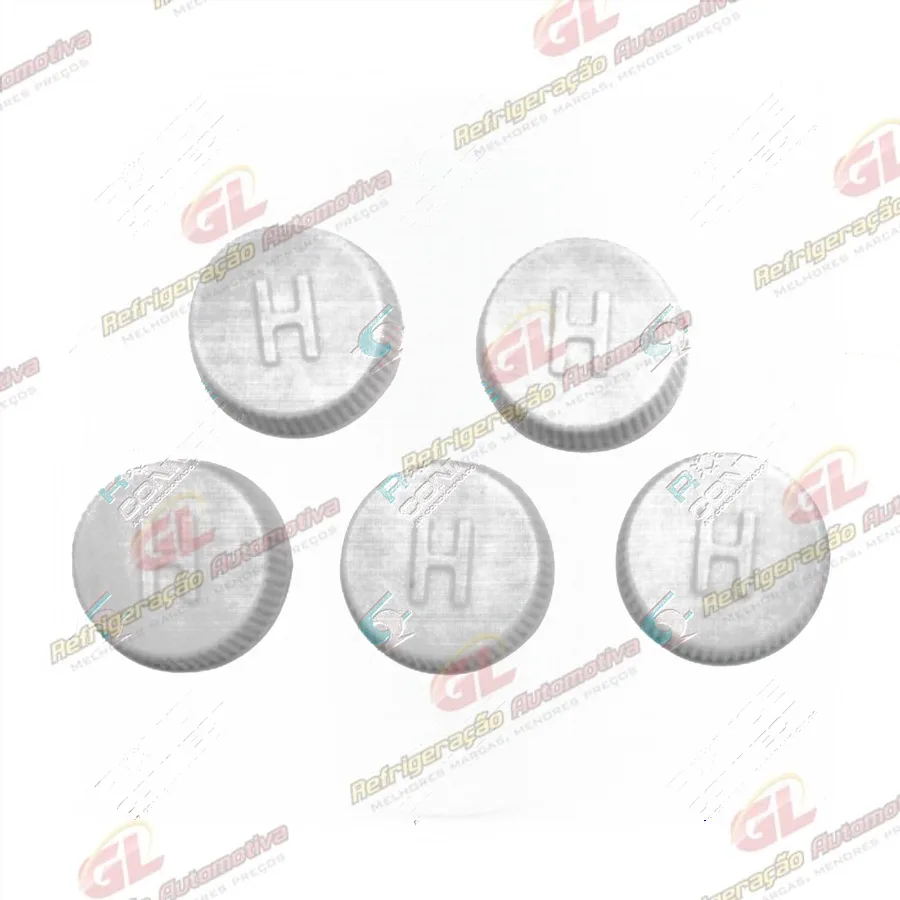 Tampa Plástica da Válvula de Descarga do Compressor Denso/Sanden R134a Pacote Com 5 pçs